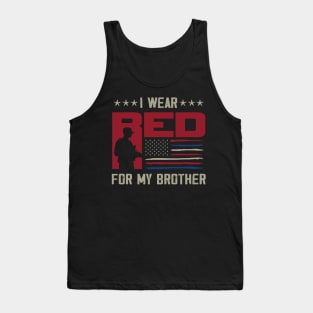 I Wear Red For My Brother Tank Top